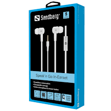 Sandberg Speak’n Go In-Earset White