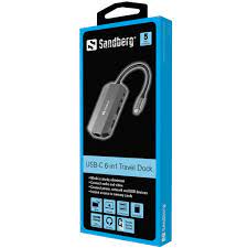 Sandberg USB-C 6in1 Travel Dock