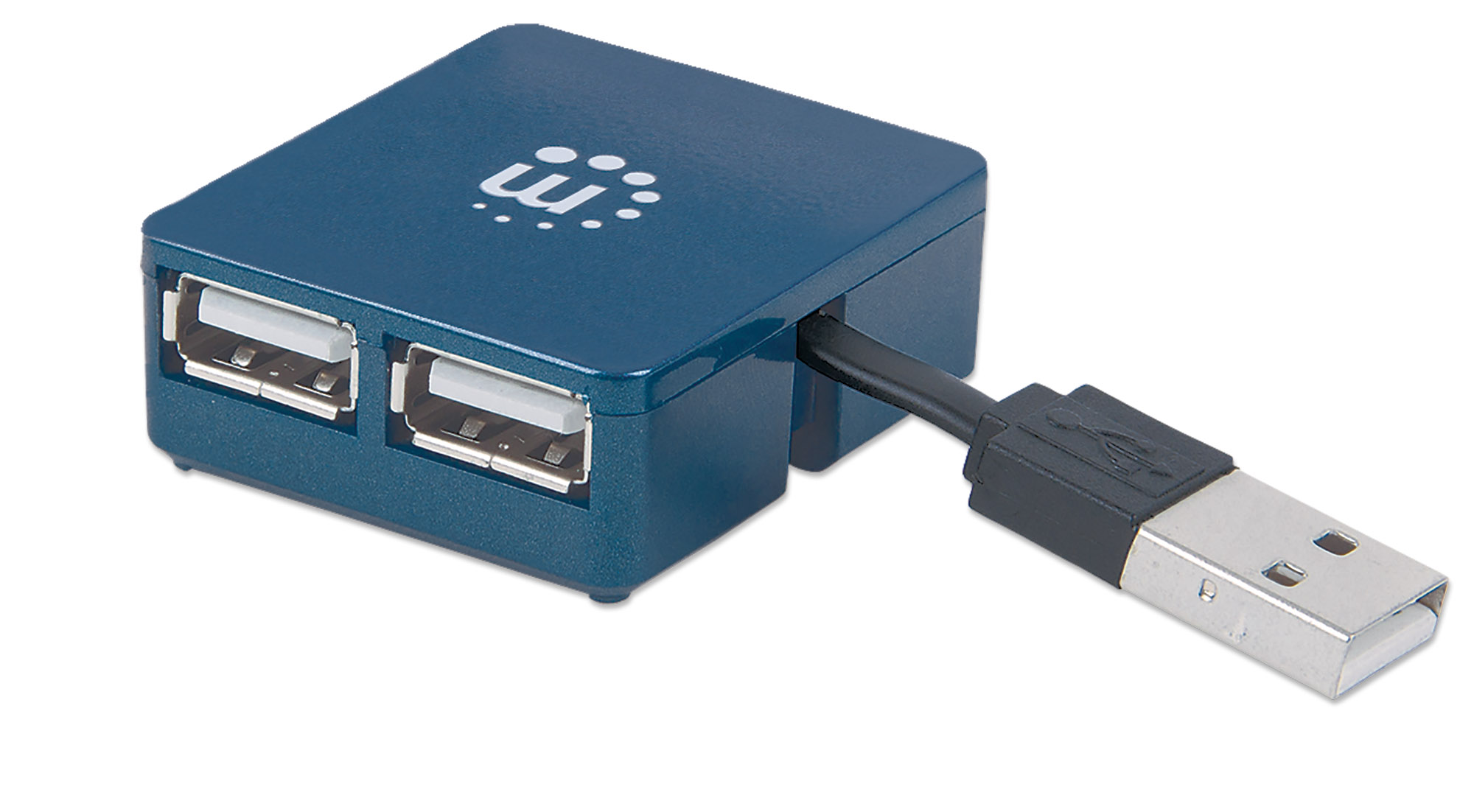 4-Port USB 2.0 Micro Hub, USB-A Male to
