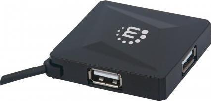 4-Port USB 2.0 Hub, Four Hi-Speed USB-A