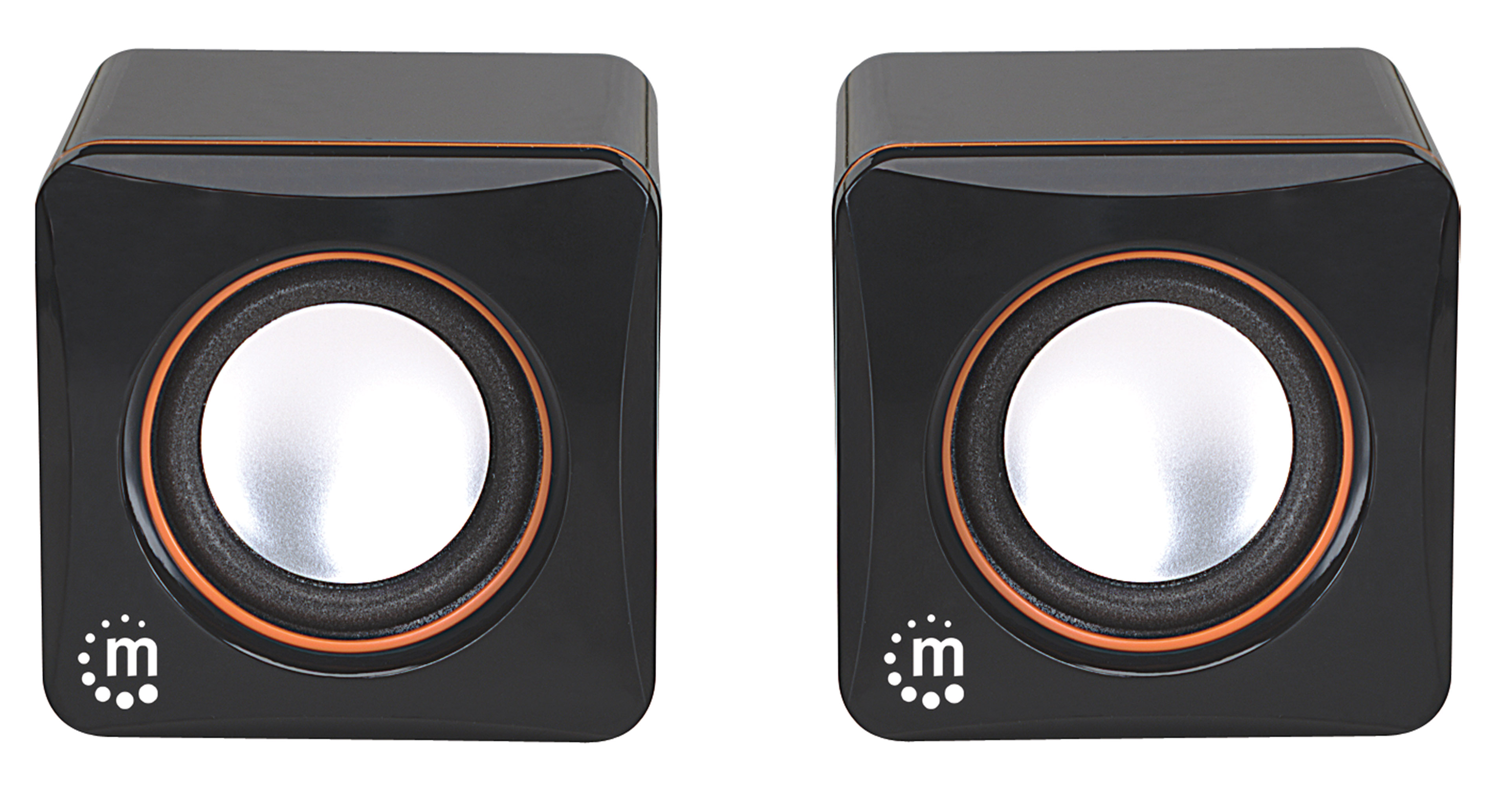 Stereo Speakers, Two USB-A-Powered Stere