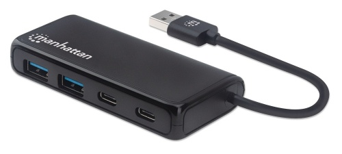 4-Port USB 3.2 Gen 1 Hub, USB-A Male to