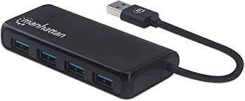 4-Port USB 3.2 Gen 1 Hub, USB-A Male to