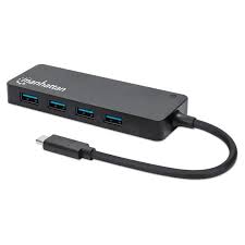 4-Port USB 3.0 Type-C Hub, USB-C Male to