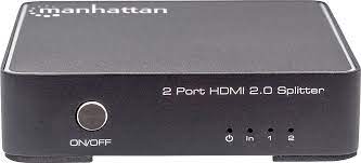 4K 2-Port HDMI Splitter, 4K@60Hz, AC Pow
