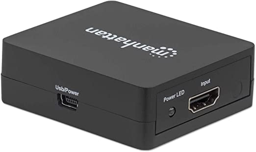 1080p 2-Port HDMI Splitter, USB Powered,