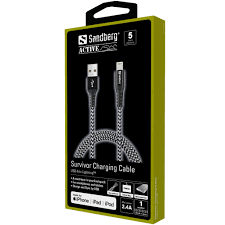 Sandberg Survivor Lightning Cable 1M
