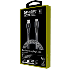 Sandberg Survivor USB-C- USB-A Cable 1M