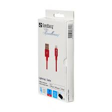 Sandberg Excellence Lightning Red 1m