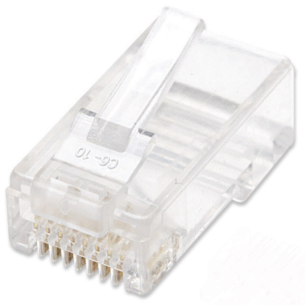 100-Pack Cat6 RJ45 Modular Plugs, UTP, 2