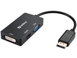 Sandberg Adapter DP>HDMI+DVI+VGA