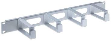 19" Cable Management Panel, 1U, 4 long p
