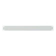 19" Blank Panel, 1U, Gray
