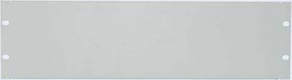 19" Blank Panel, 4U, Gray