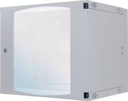 19" Double Section Wallmount Cabinet, 6U