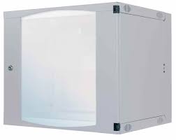 19" Double Section Wallmount Cabinet, 6U
