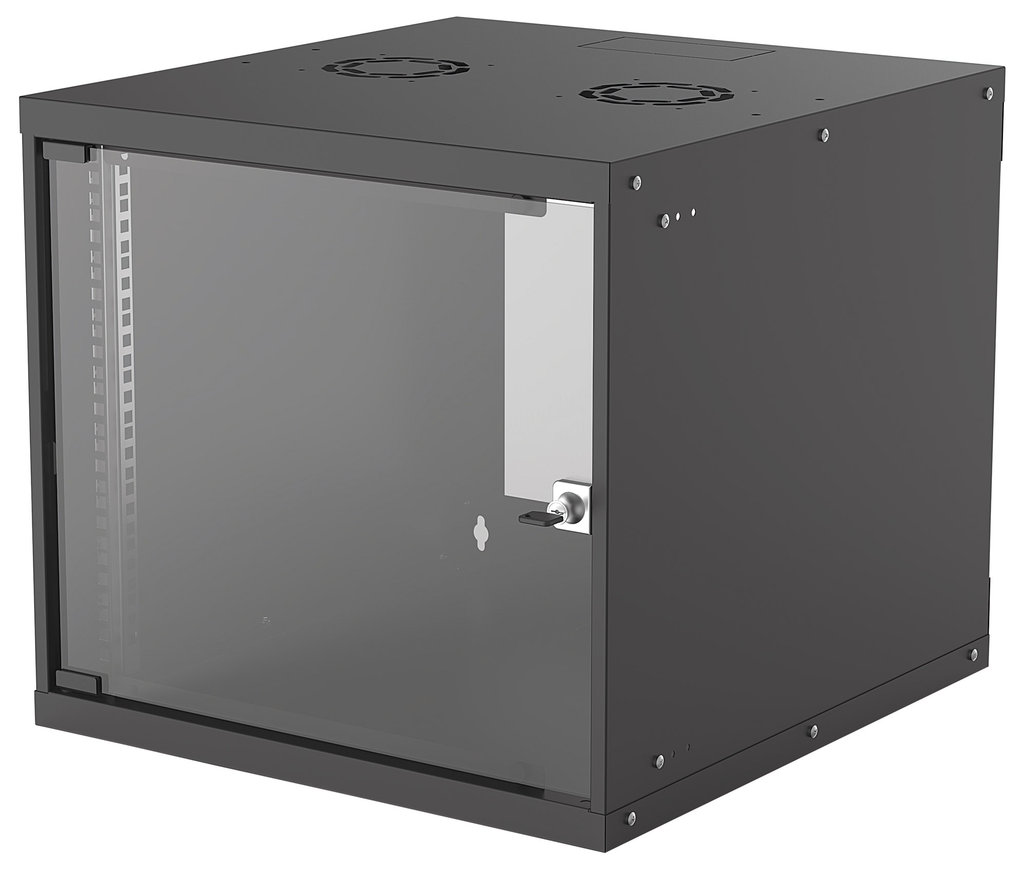 19" Basic Wallmount Cabinet, 9U, 560 mm