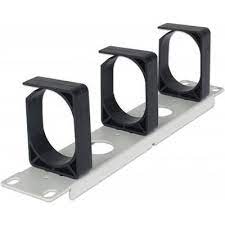 10" Cable Management Panel, 1U, Three La