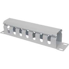 10" Cable Management Panel, 1U, Covered,