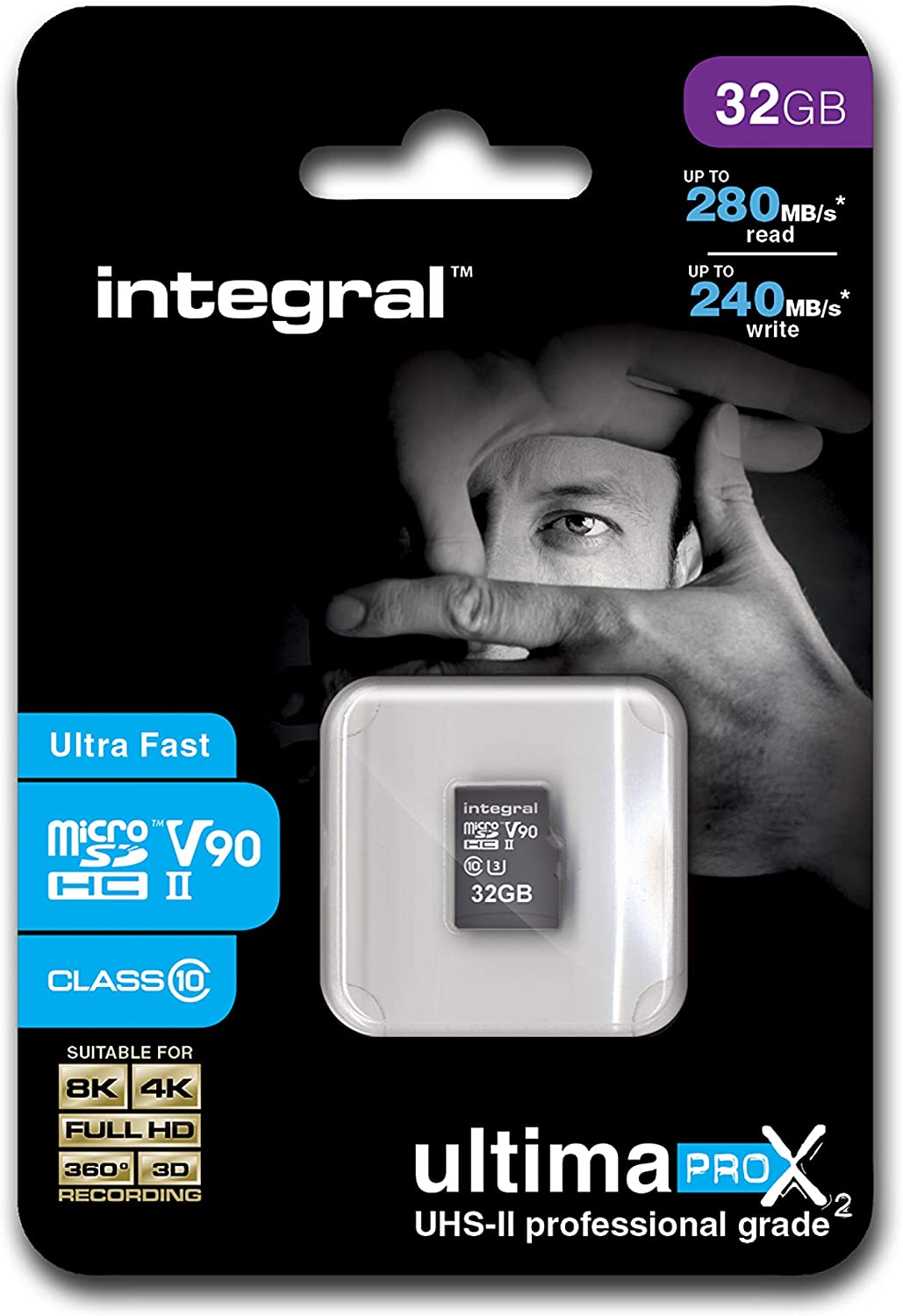 32GB Integral V90 UltimaPro X2 microSD