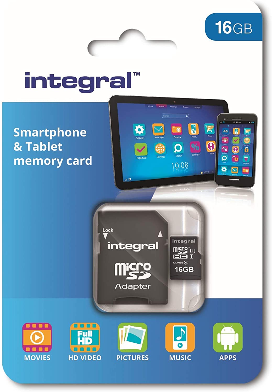 16GB Integral Tablet & Smartphone micr