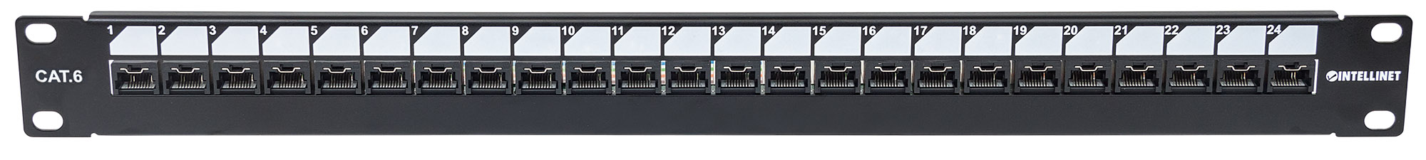 Locking 19" Cat6 Unshielded Patch Panel