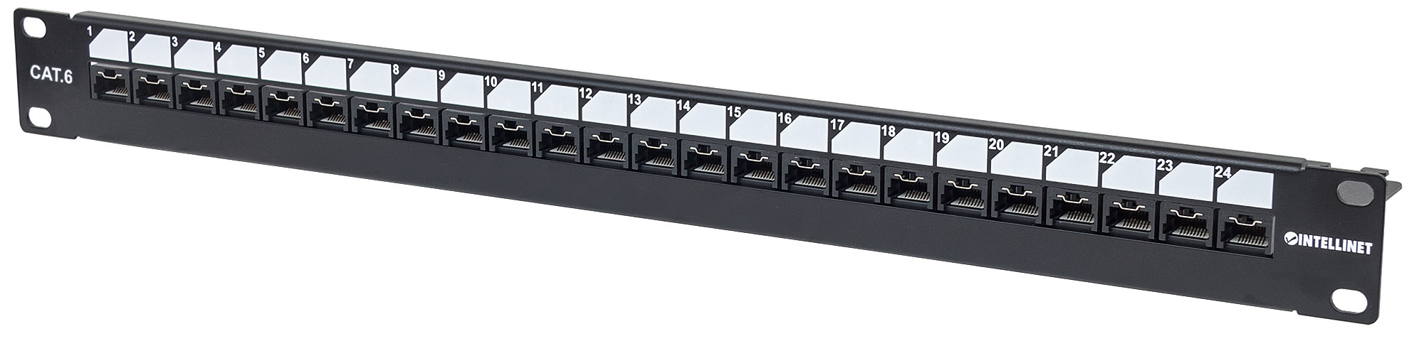 Locking 19" Cat6 Unshielded Patch Panel,