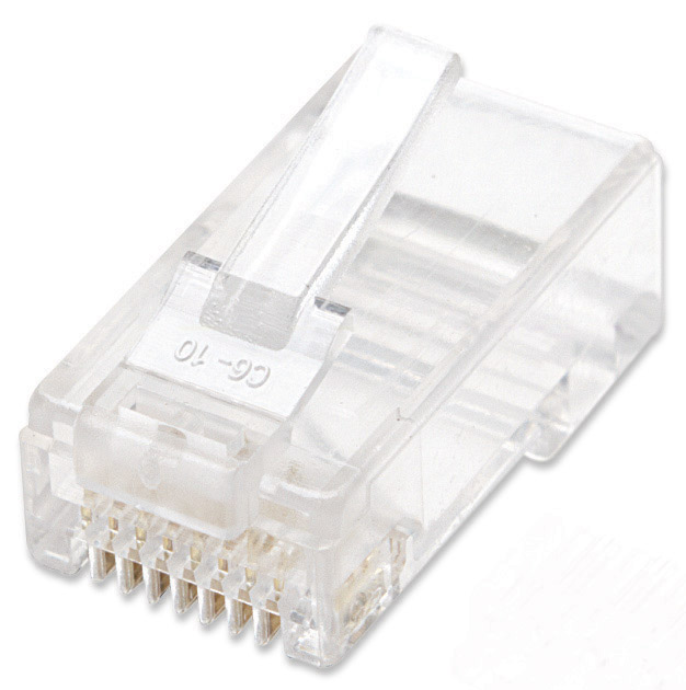 100-Pack Cat5e RJ45 Modular Plugs, UTP,