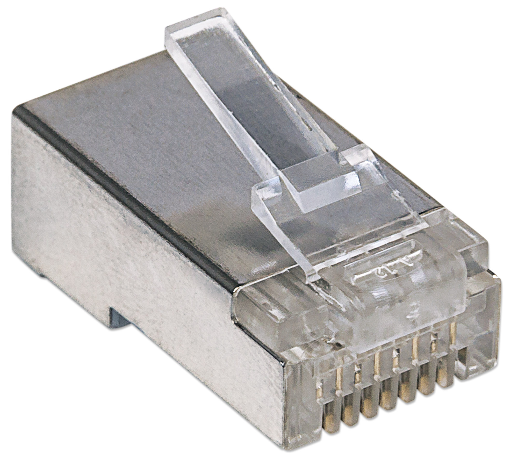 100-Pack Cat5e RJ45 Modular Plugs, STP,
