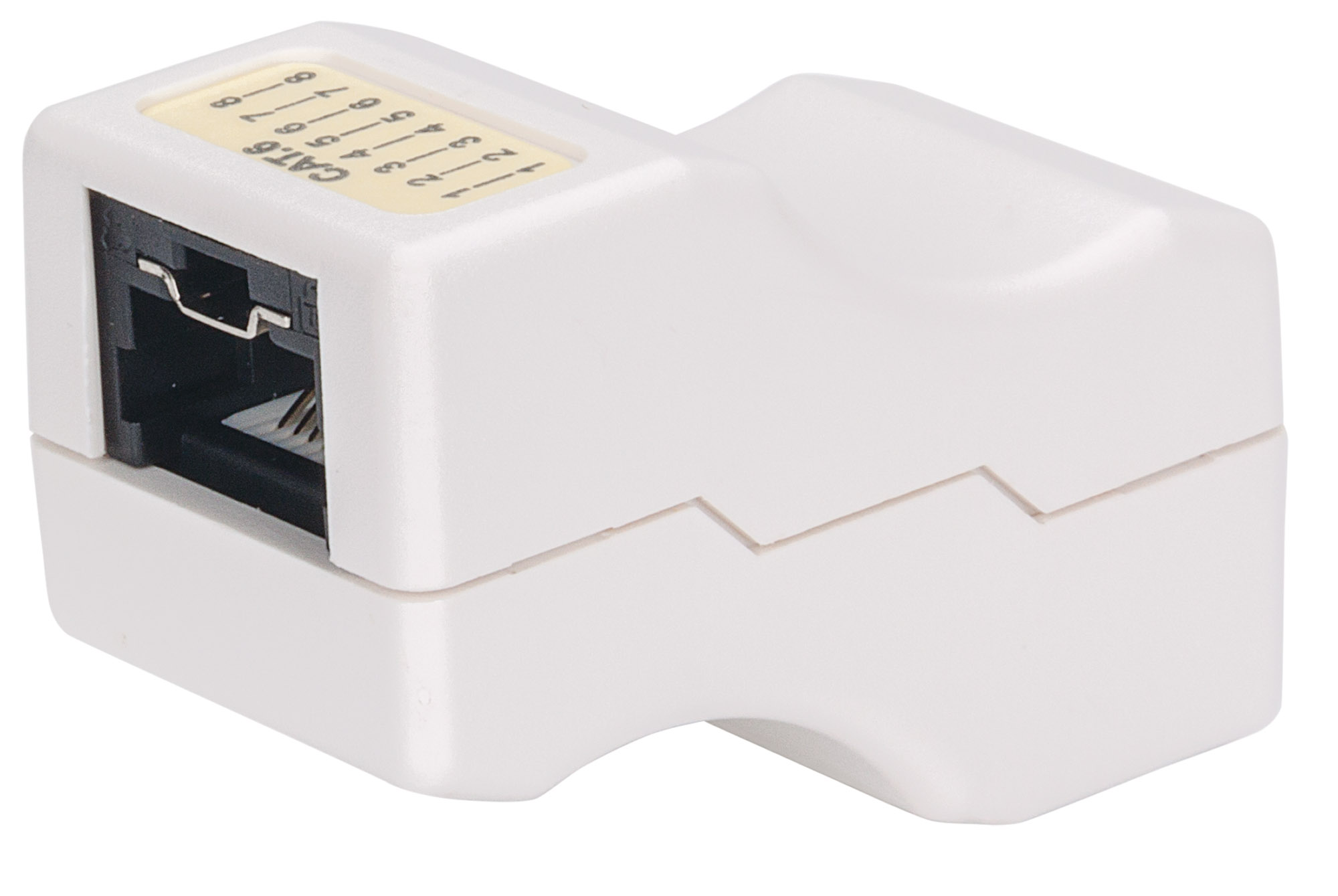Locking Cat6 Inline Coupler, UTP, Lockin
