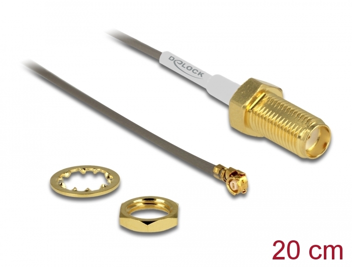 Delock Antenna Cable SMA jack bulkhead t