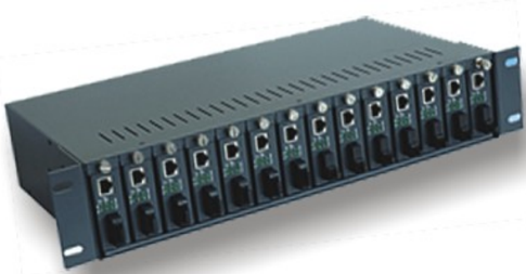 2U 19-Inch 14-Slot Dual Power Chassis