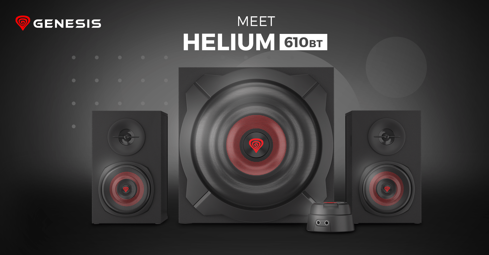 SPEAKERS GENESIS HELIUM 610BT 60W RMS