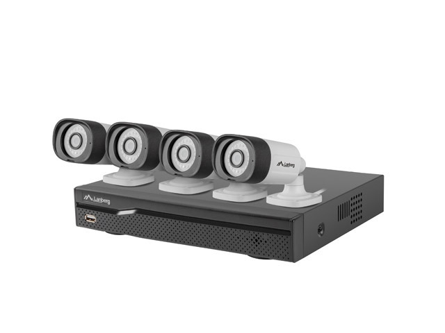 SURVEILLANCE KIT NVR POE 8 CHANNELS + 4