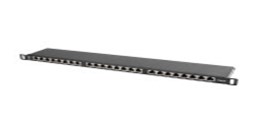 PATCH PANEL 24 PORT 0.5U 19" CAT.6 SHIEL