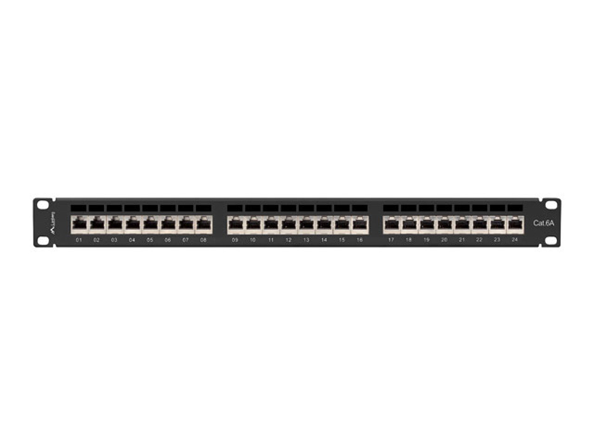 PATCH PANEL 24 PORT 1U 19" CAT.6A FTP BL