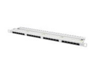 PATCH PANEL 24 PORT 0.5U 19" CAT.6 GREY