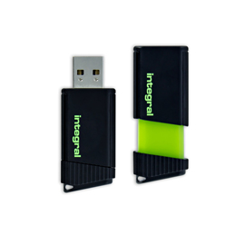128GB Integral Pulse USB Flash Drive- Ye