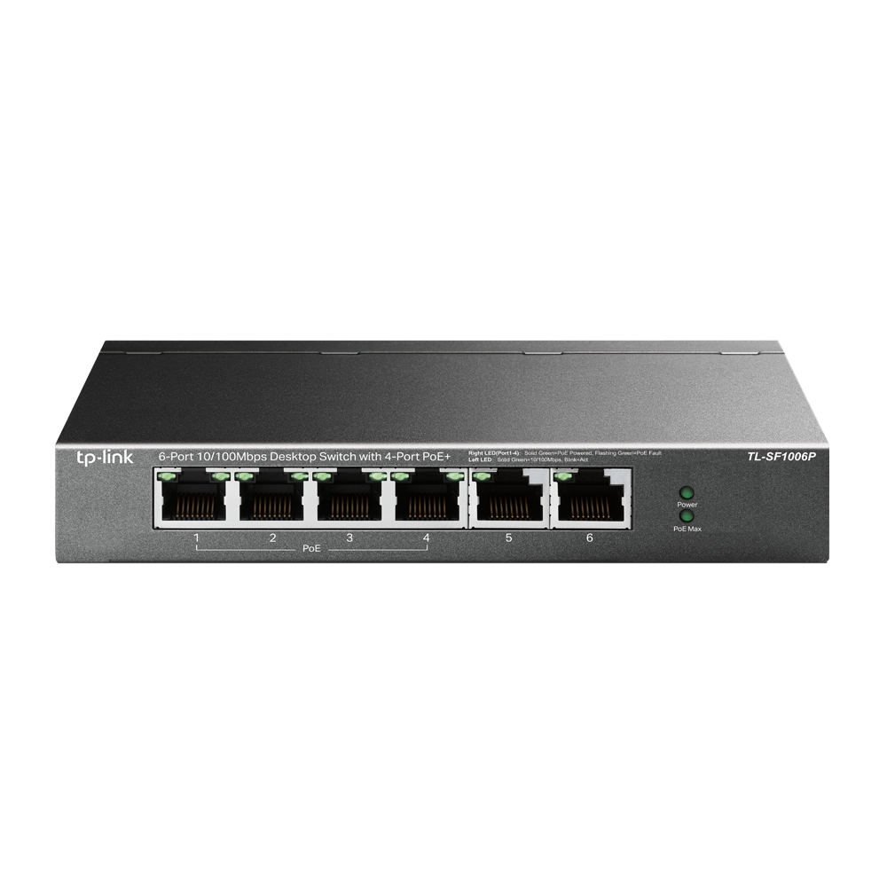 6-Port 10/100 Mbps Desktop Switch with
