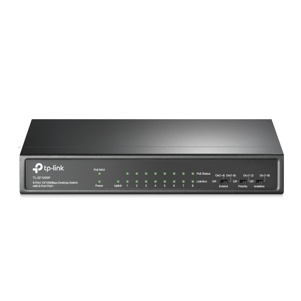 9-Port 10/100 Mbps Desktop Switch with