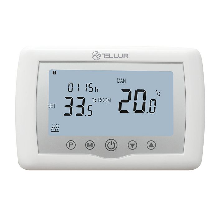 Tellur Smart WiFi Thermostat, Central He