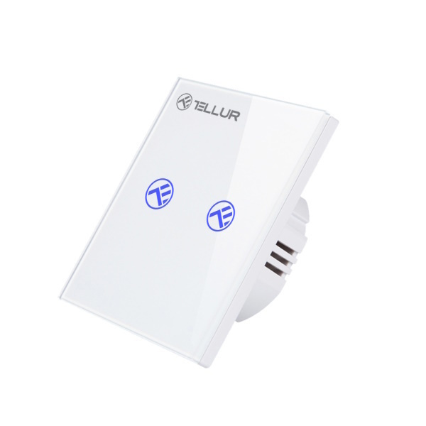 Tellur Smart WiFi Switch, SS2N, with/wit