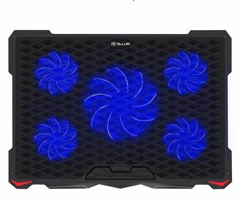 Tellur Basic Cooling pad, 17", 5 fans, L