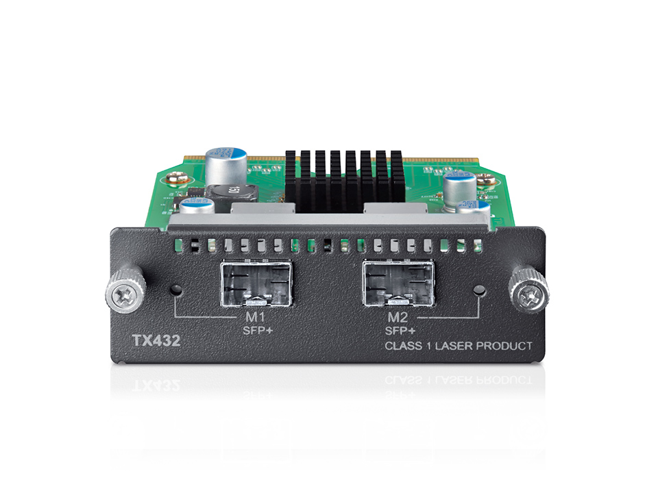 10-Gigabit 2-Port SFP+ Module, Optiona